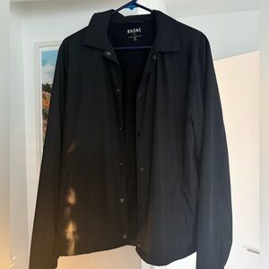 Rhone Classic Black Button-Up Jacket
